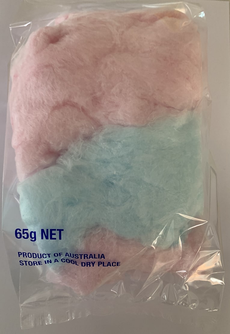 pre packed fairy floss